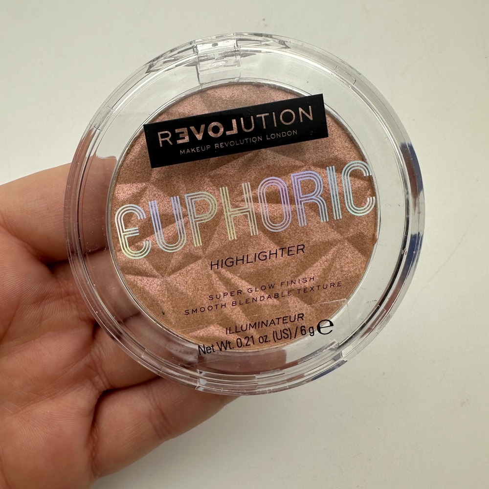Revolution Highlighter‎ Women 6g Rose Gold Euphoric Super Highlight Iridescent